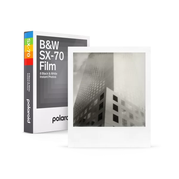 Polaroid pellicola SX70 bianco e nero
