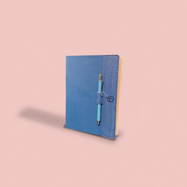 Agenda “Pencil” similpelle blu