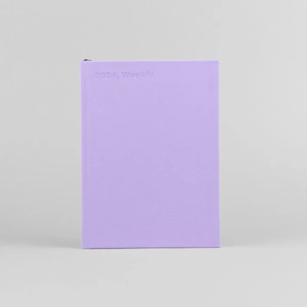 Weekly Planner del Brand Postional nella colorazione Violet Anno 2024
