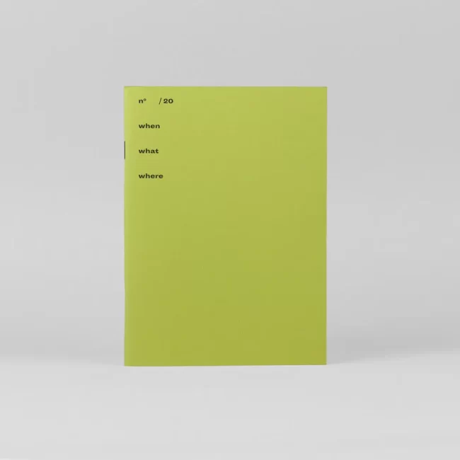 Notebook del Brand Positional nella colorazione Basic Pistacchio nel formato Medium