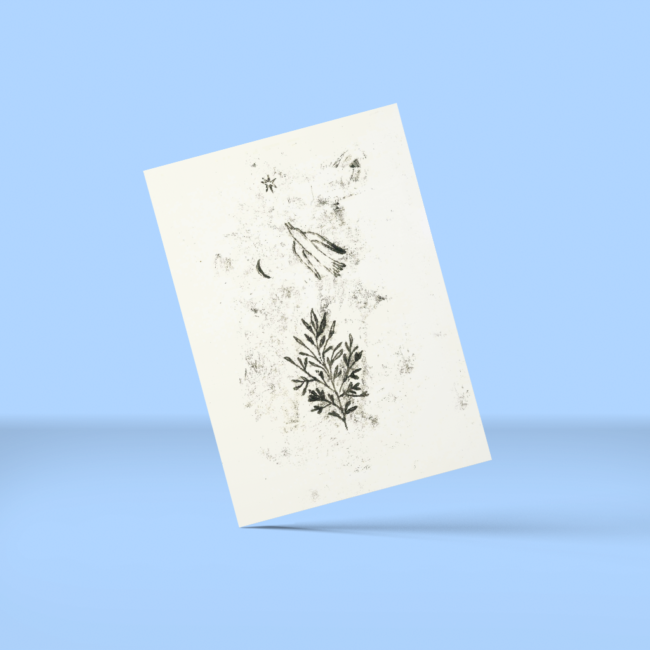 Cartolina “Pace”, Emily Monteverde