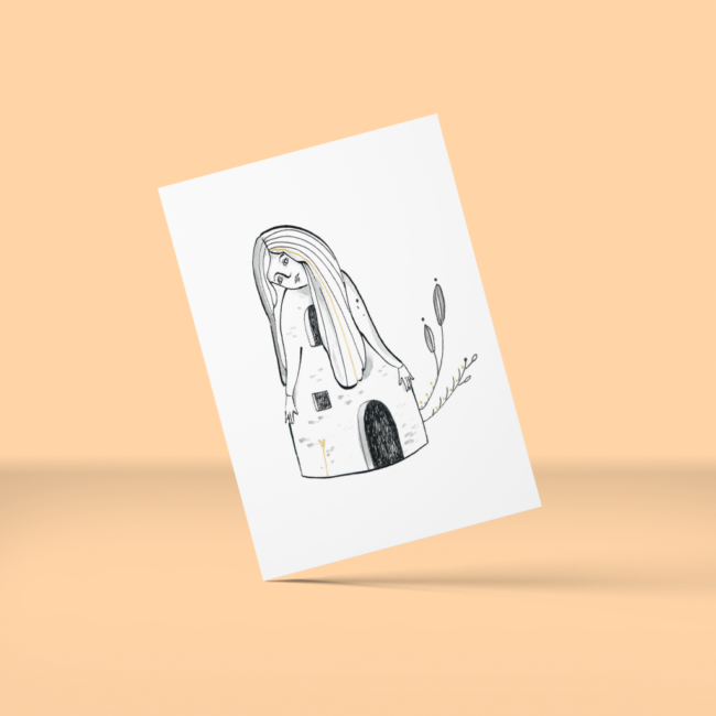 Cartolina “Solitudine”, Emily Monteverde