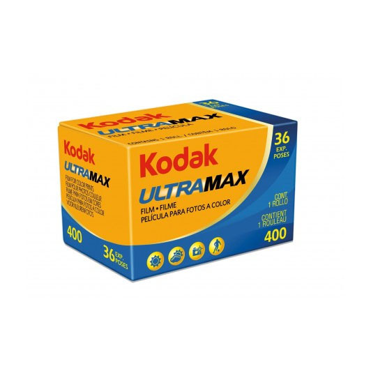 Kodak UltraMax Color Film 35mm 400 ISO 36 pose (Single pack)