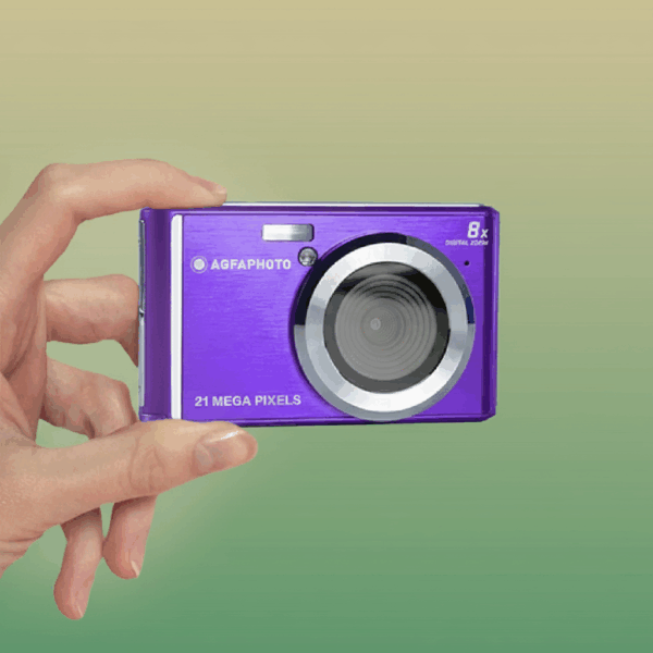 AFGAPHOTO macchinetta digitale viola compatta