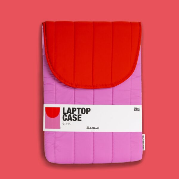 soft laptop case pink and red Helio Ferretti