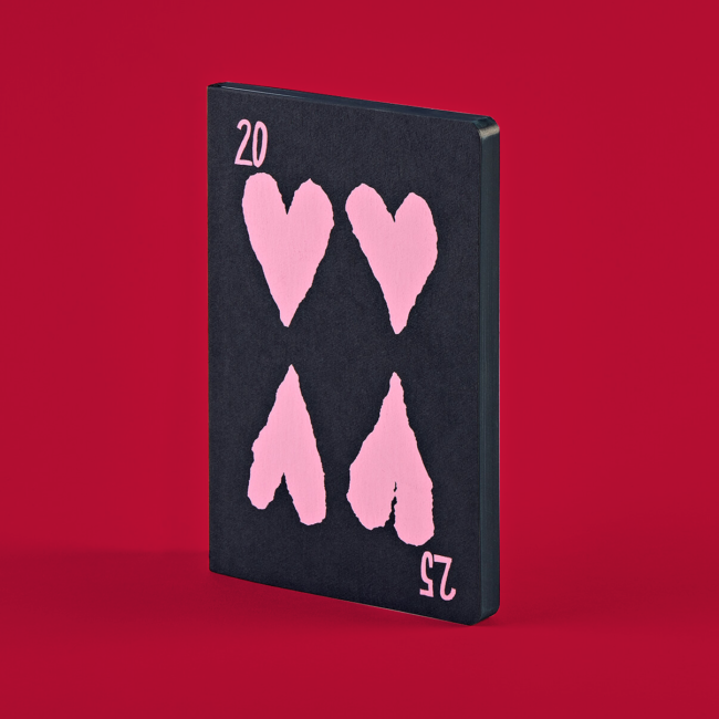 Agenda Settimanale 2025 Ace Of Hearts Nuuna