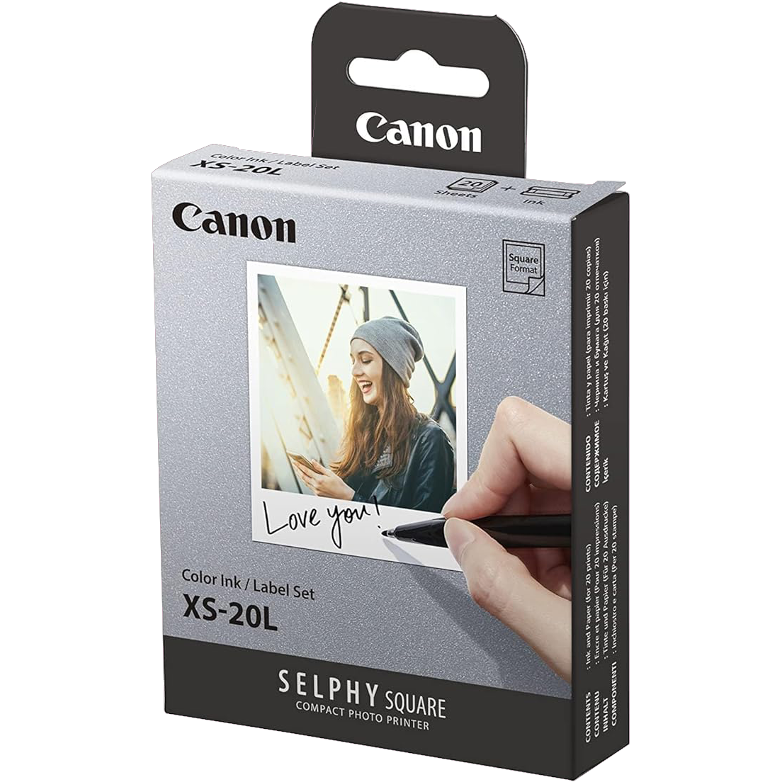 Cartuccia carta e inchiostro XS-20L per Selphy Square - Canon