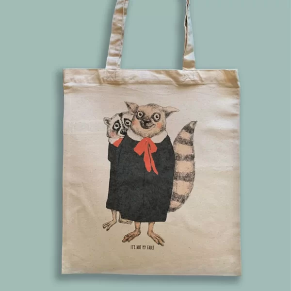 "It’s not my fault" Lemure Demure Tote Bag - Marisa Ventura