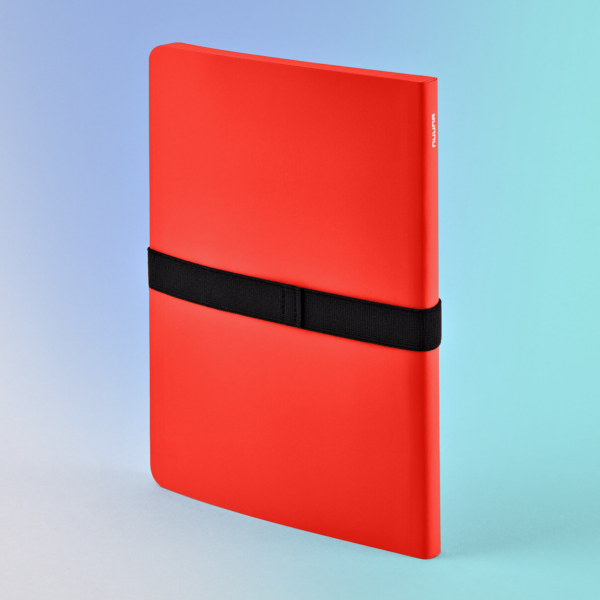 Notebook Not White Nuuna - retro rosso