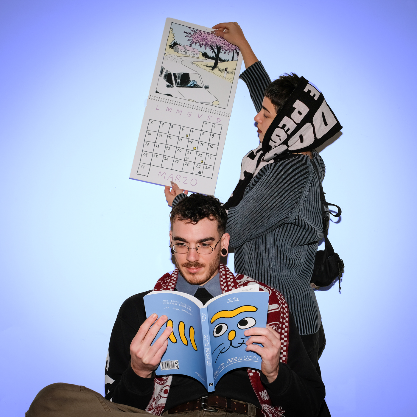 calendario 2025 gatto pernucci