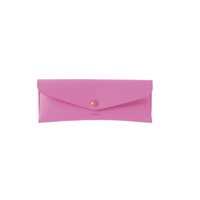 card holder portapenne e portaocchiali colore rosa