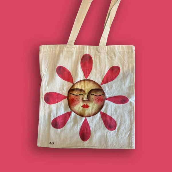 "Sole" Totebag - AurorArt disegnata a mano