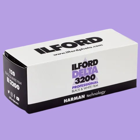 Delta 3200 B&W Film 120mm - ILFORD
