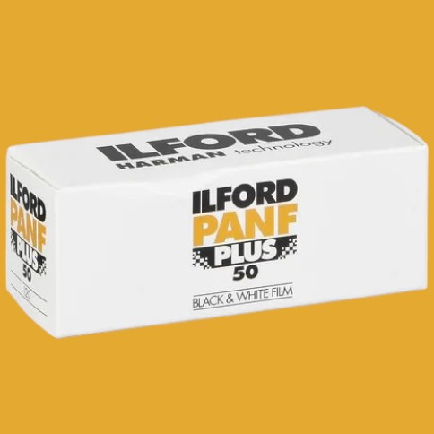 Pan F Plus 50-135 B&W Film 120mm - ILFORD