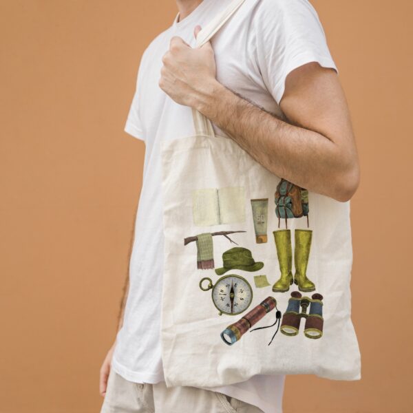 “È l’ora di prenderci una pausetta” - Tote bag illustrata di Maria Guarnieri