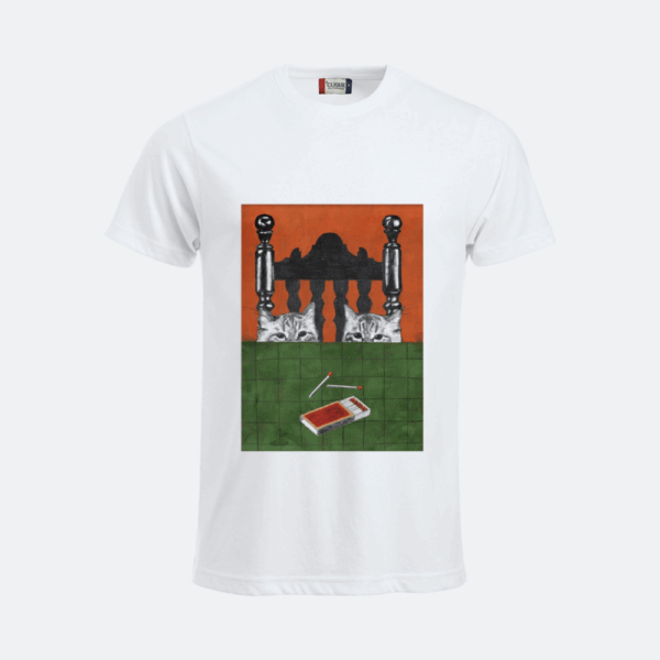 “La tristissima storia degli Zolfanelli” - T-shirt illustrata di Daniela Vizzino