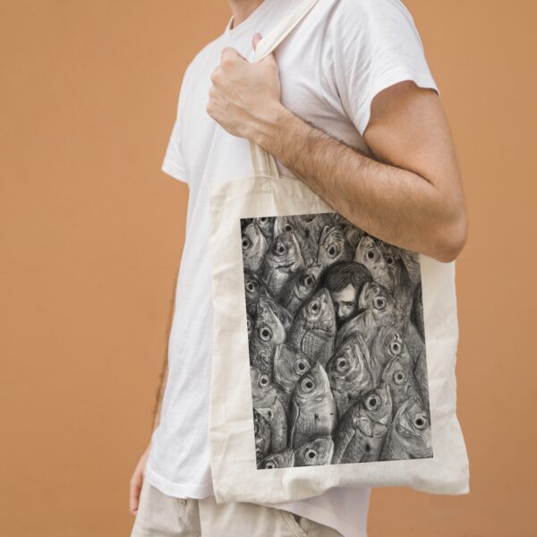 “Pesce fresco” - Tote bag illustrata di Daniela Vizzino