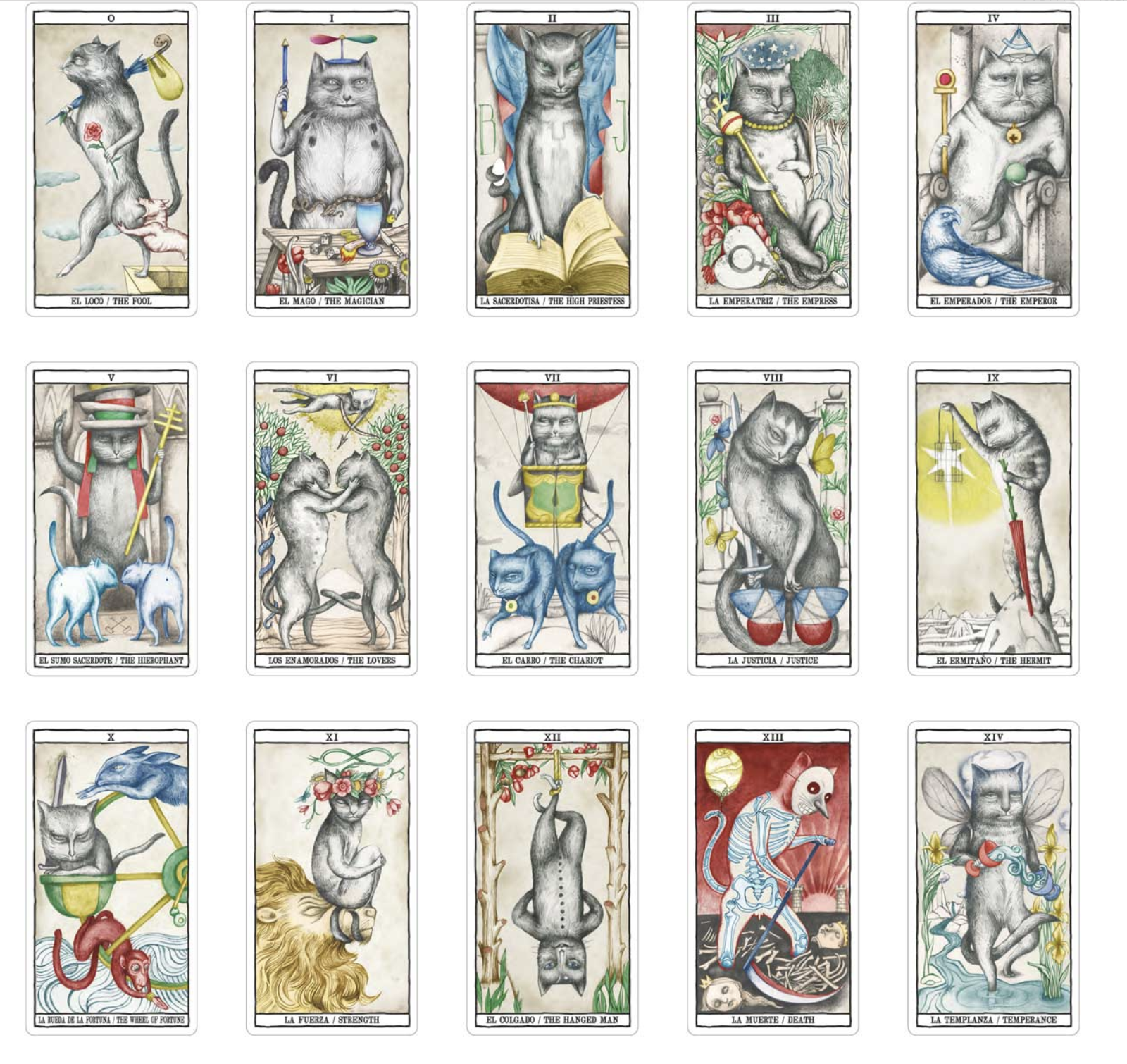 Tarocchi - Tarot cats - by Ana Juan 2 Tarocchi - Tarot cats - by Ana Juan - immagine 2