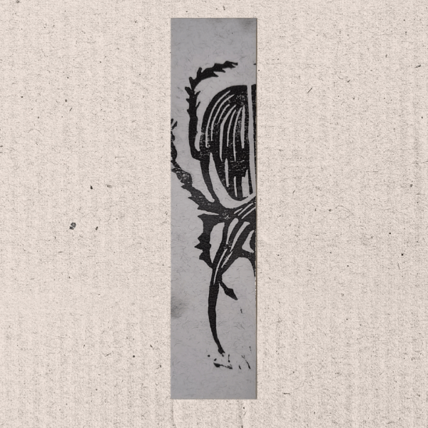 stampa linoleografica Benedetta Casciotti fig ink lazy