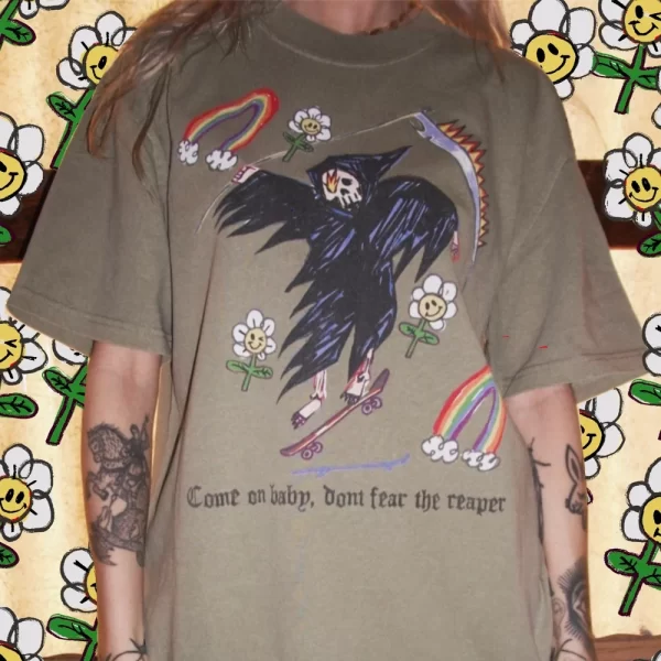 "DON'T FEAR THE REAPER OVERSIZED TEE" - Arch Budzar