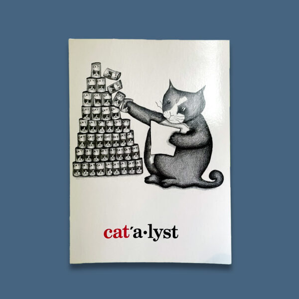 Cartolina "Cat.a-lyst" illustrata