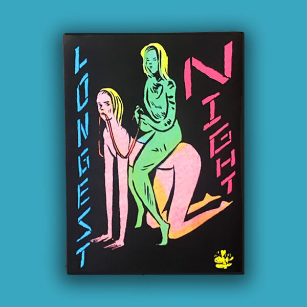 "LONGEST NIGHT" - Fumetto in serigrafia 16x22 di Mileta Mijatoviฤ et Anna Ehrlemark