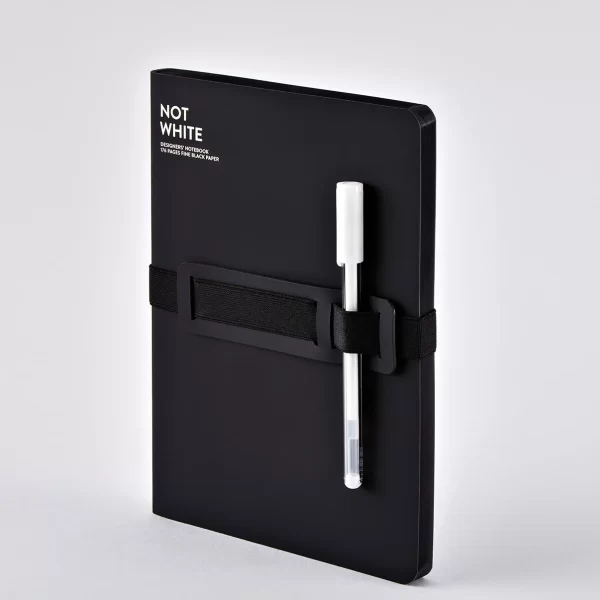 Notebook "Not White Light Black" L - Nuuna