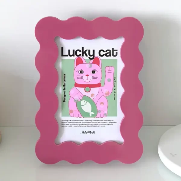 CORNICE PER FOTO IN PETALO ACRILICO MAGENTA (L) HF