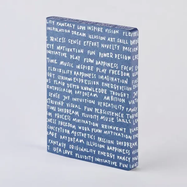 Notebook Graphic L "Word Plays" - Nuuna