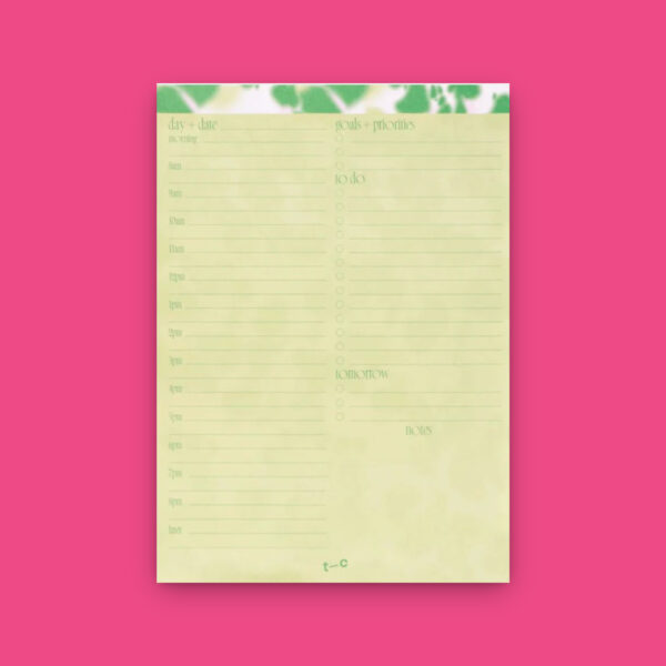 Daily Planner Pad