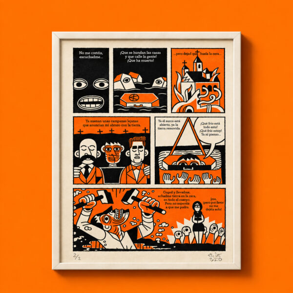 "Elias Tano" - Quadro Corniciato - Opera Grafica