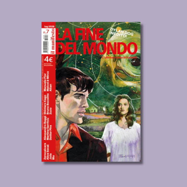 Copertina della rivista La fine del mondo con Dylan Dog