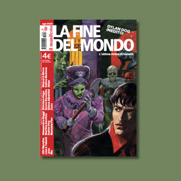 Copertina rivista La fine del mondo con Dylan Dog