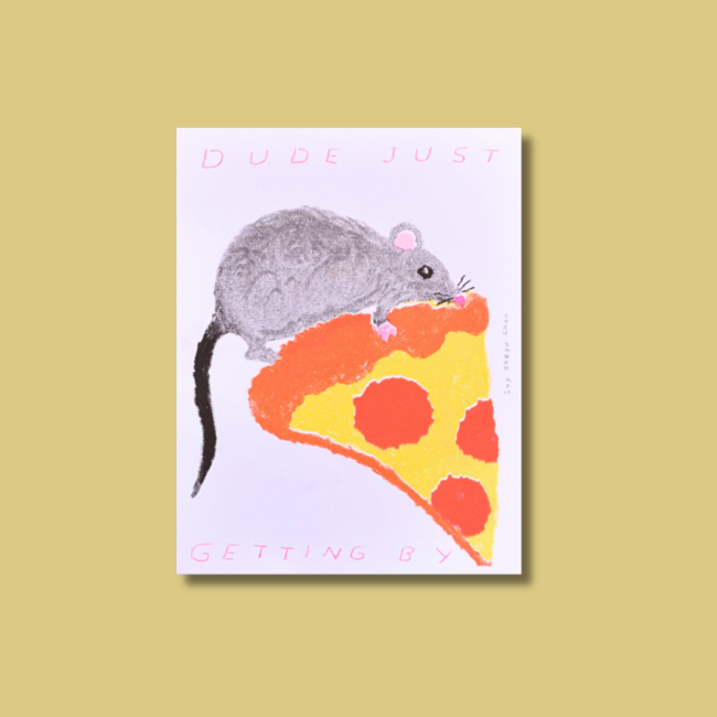 New Yorkers– Poster in risografia di Ivy Zheyu Chen
