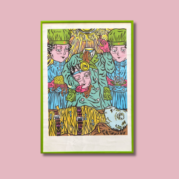 Stampa con cornice "Professor Bad Trip"