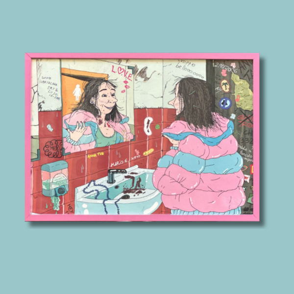 Sundee feelings 3 - poster di Martina Sarritzu con cornice