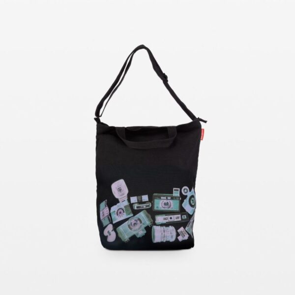 Totes analogue LomoBag (X-Ray black cotton)